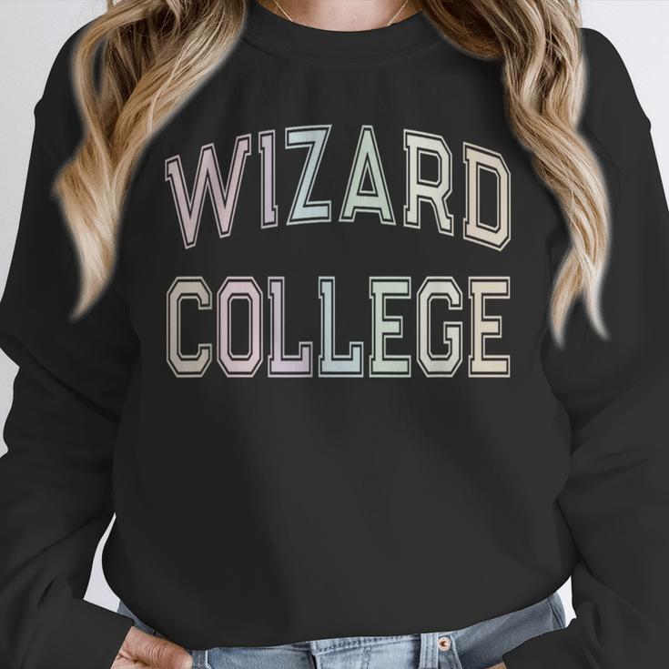 Silly Sarcastic WIZARD COLLEGE Introvert Anti Social School Unisex Sweatshirt