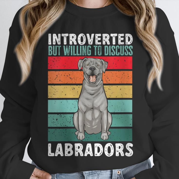 Silver Labrador Retriever Introvert Silver Lab Unisex Sweatshirt Silver Labrador Retriever Introvert Silver Lab Unisex Sweatshirt