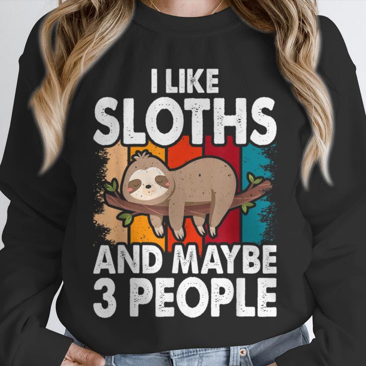 Sloth For Sloth Lover Men Women Kids Introvert Unisex Sweatshirt