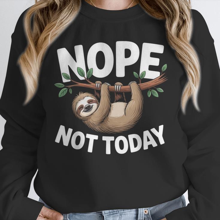 Sloth Shirts Cute Introvert Nope Not Today Sloth Unisex Sweatshirt Sloth Shirts Cute Introvert Nope Not Today Sloth Unisex Sweatshirt