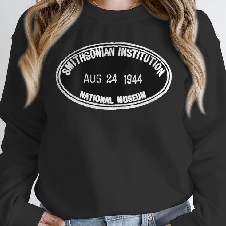 Smithsonian Institution Library 1944 Book Stamp Unisex Sweatshirt