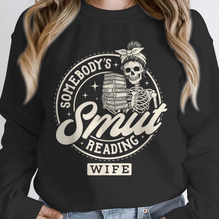 Smut Book Reader Spicy Romance Somebody's Smut Reading Wife Unisex Sweatshirt Smut Book Reader Spicy Romance Somebody's Smut Reading Wife Unisex Sweatshirt