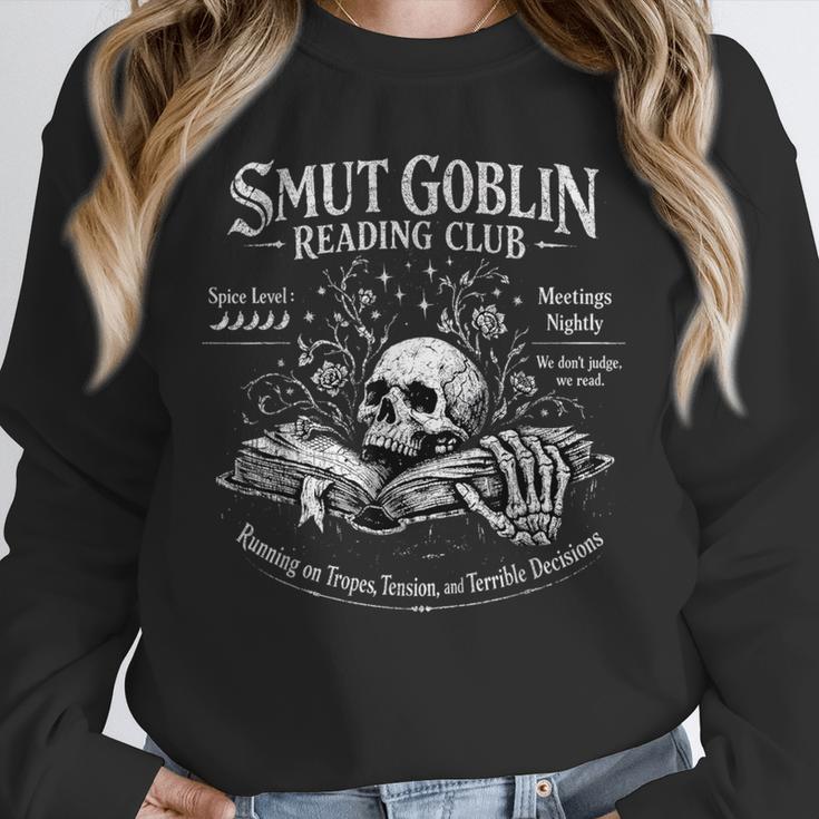 Smut Goblin Reading Club Spicy Book Lover Unisex Sweatshirt