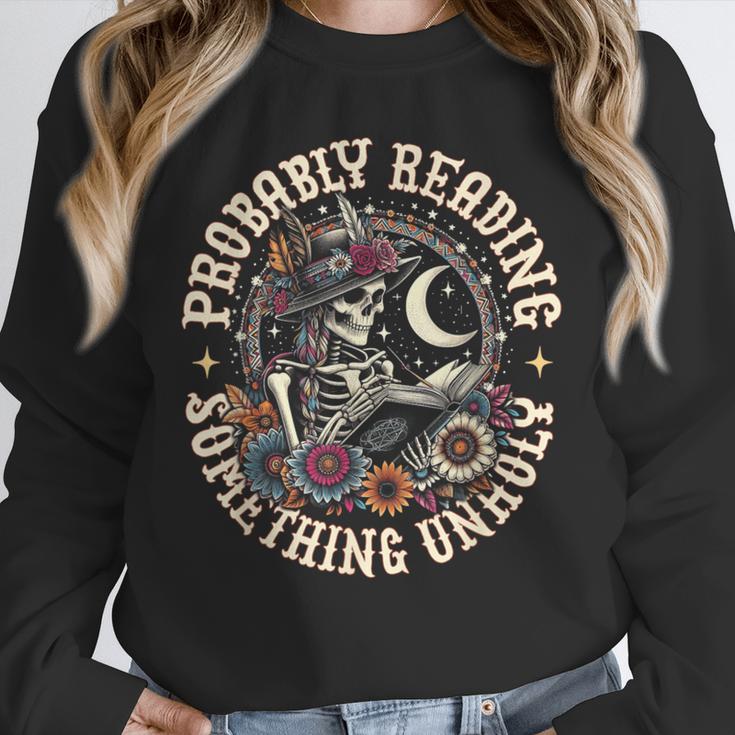 Is That Smutt Books Probably Reading Something Unholy Unisex Sweatshirt