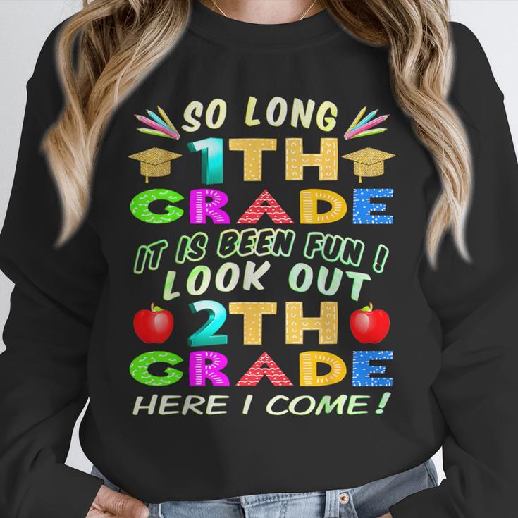 So Long 1st Grade 2nd Grade Here I Come Graduation 2022 Unisex Sweatshirt