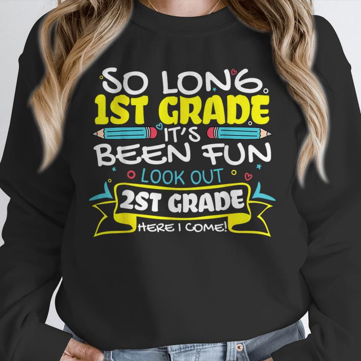 So Long 1st Grade 2nd Grade Here I Come School Graduation Unisex Sweatshirt