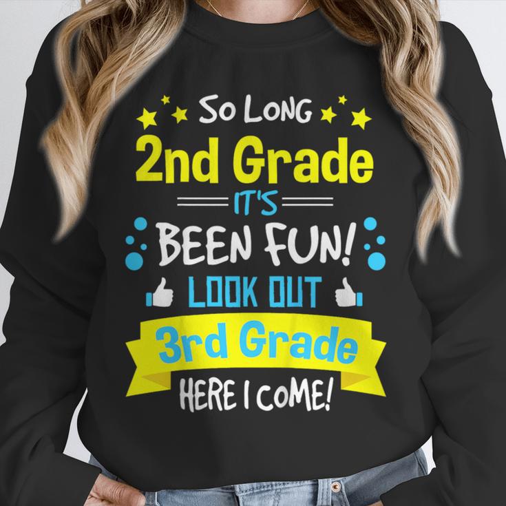 So Long 2nd Grade Here I Come 3rd Grader Graduation Unisex Sweatshirt