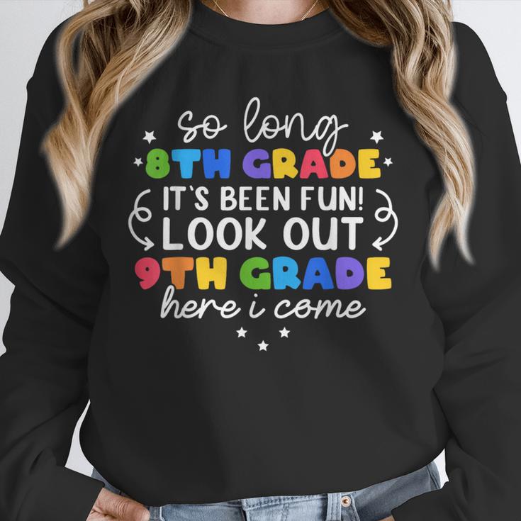 So Long 8th Grade 9th Grade Here I Come Graduation Cute Unisex Sweatshirt