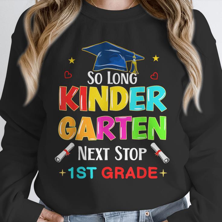 So Long Kindergarten Graduation 2025 Graduate 1st Grade Unisex Sweatshirt