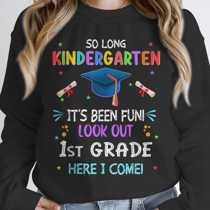 So Long Kindergarten Graduation Look Out 1st Grade 2025 Kids Unisex Sweatshirt