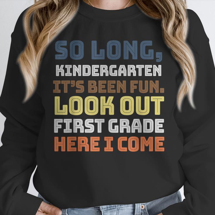 So Long Kindergarten Preschool Graduation First Grade Unisex Sweatshirt