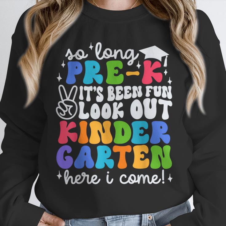 So Long Pre K Graduation Kindergarten Here I Come Kids 2024 Unisex Sweatshirt