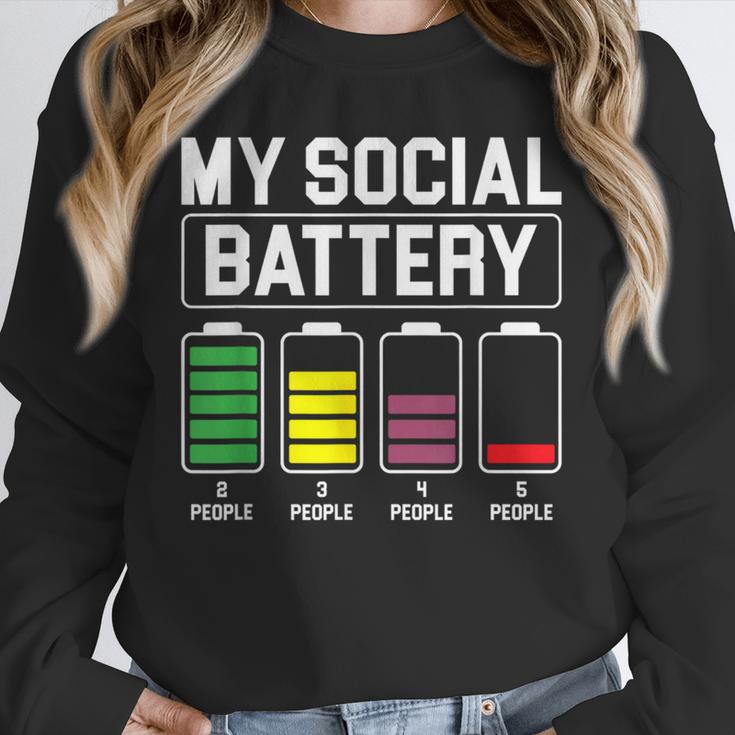 My Social Battery Introverted Low Energy Antisocial Unisex Sweatshirt My Social Battery Introverted Low Energy Antisocial Unisex Sweatshirt