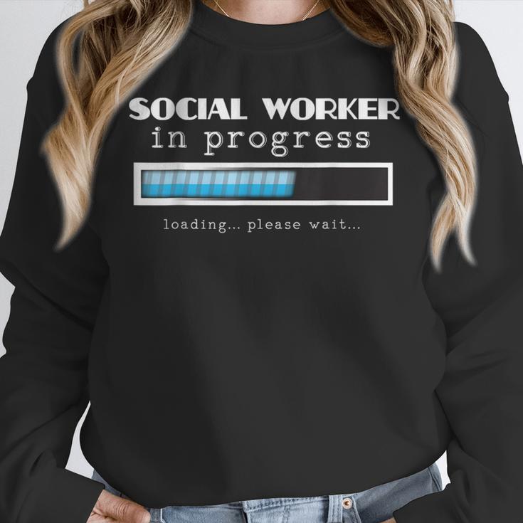 Social Worker In Progress MSW Masters Graduation Shirt Unisex Sweatshirt