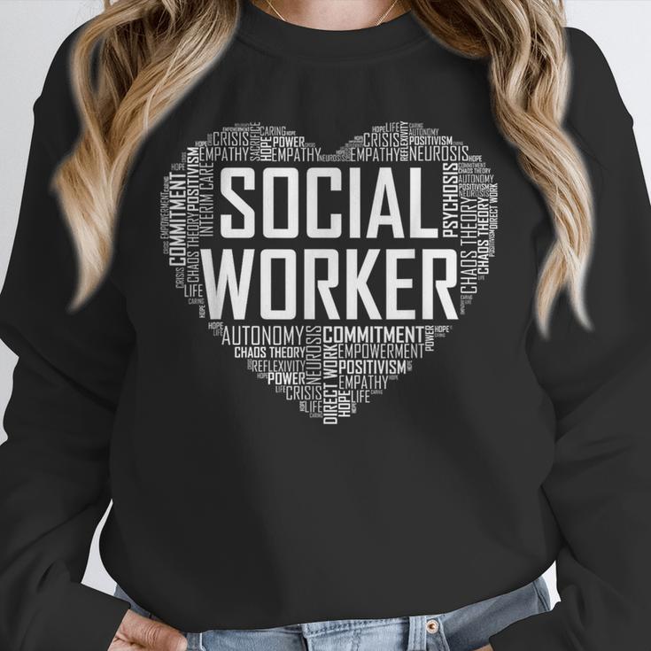 Social WorkerShirt Love Month Graduation Tshirt Unisex Sweatshirt