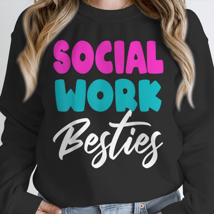 Social Worker Work Coworkers Best Friend Graduation MSW Unisex Sweatshirt