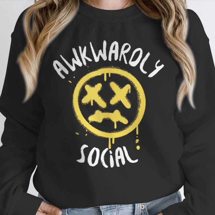 Socially Awkward Introvert Social Anxious Awkwardly Social Unisex Sweatshirt Socially Awkward Introvert Social Anxious Awkwardly Social Unisex Sweatshirt