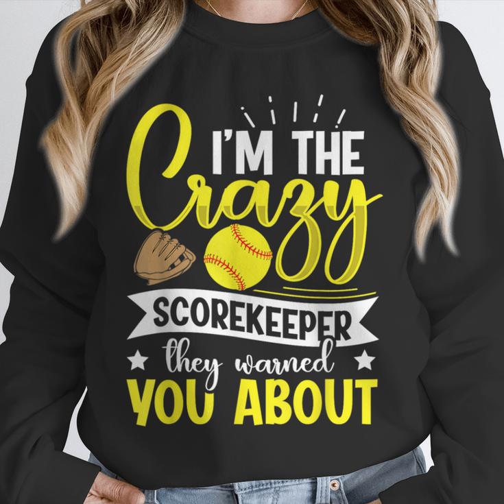 Softball Scorekeeper For a Score Book Keeper Unisex Sweatshirt