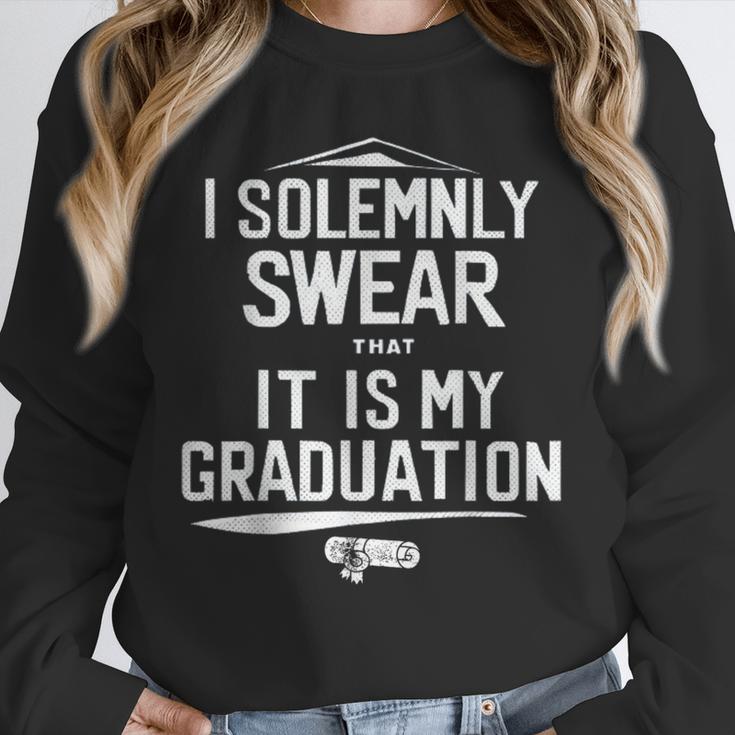 I Solemnly Swear That It's My Graduation Class Of 2024 Grad Unisex Sweatshirt
