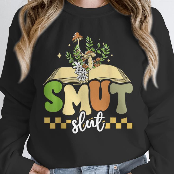 Spicy Book Lover Smut Slut Romance Reading Librarian Unisex Sweatshirt