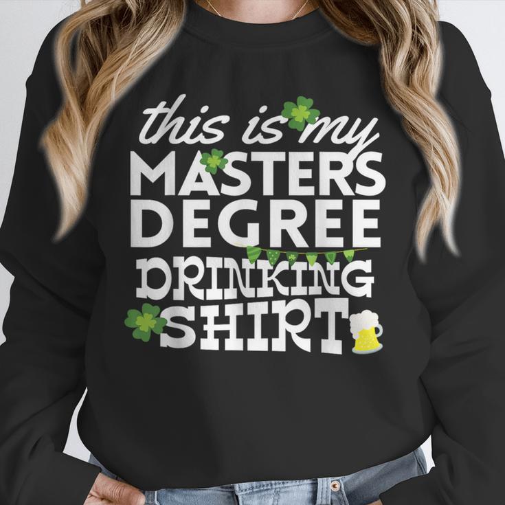 St Patricks Day Masters Degree MSW Graduation Social Work Unisex Sweatshirt