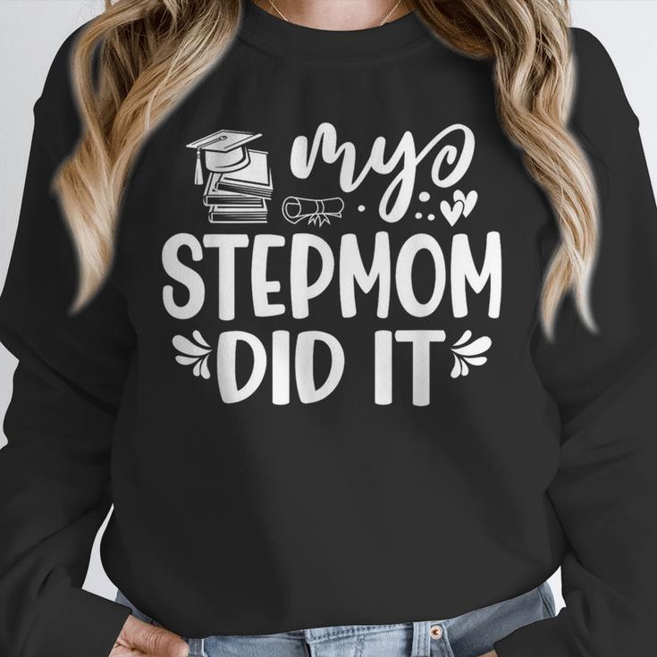 My Stepmom Did It Graduation Graduated Tie Dye Unisex Sweatshirt