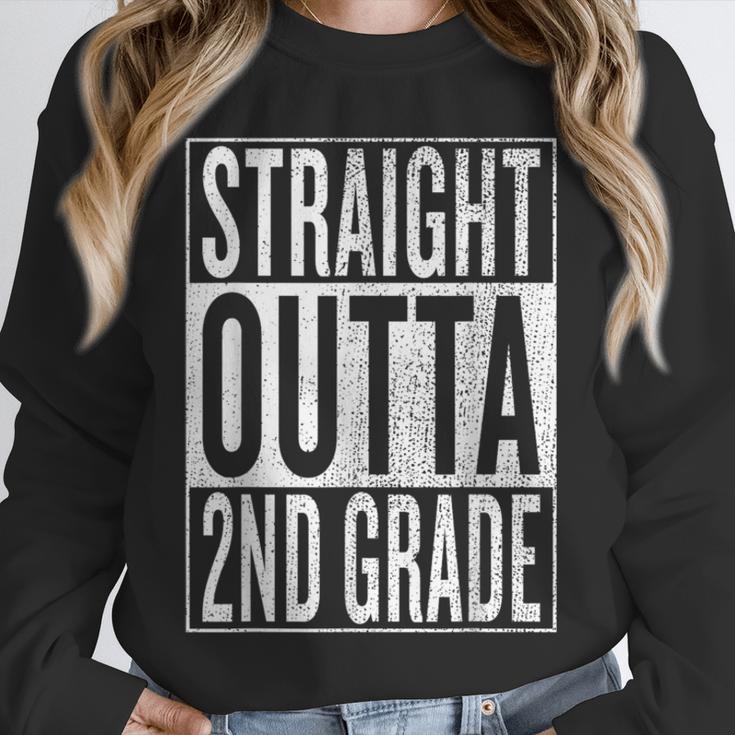 Straight Outta 2nd Grade Great Graduation Shirt Unisex Sweatshirt