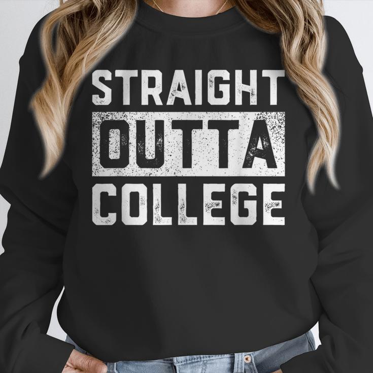 Straight Outta College Graduation Adult Unisex Sweatshirt