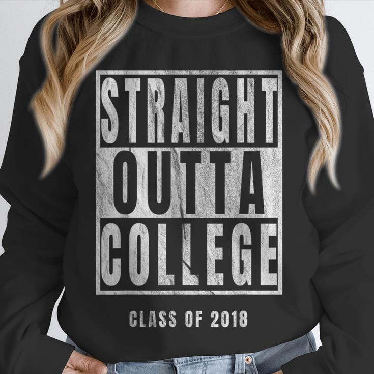 Straight Outta College s Graduation Unisex Sweatshirt
