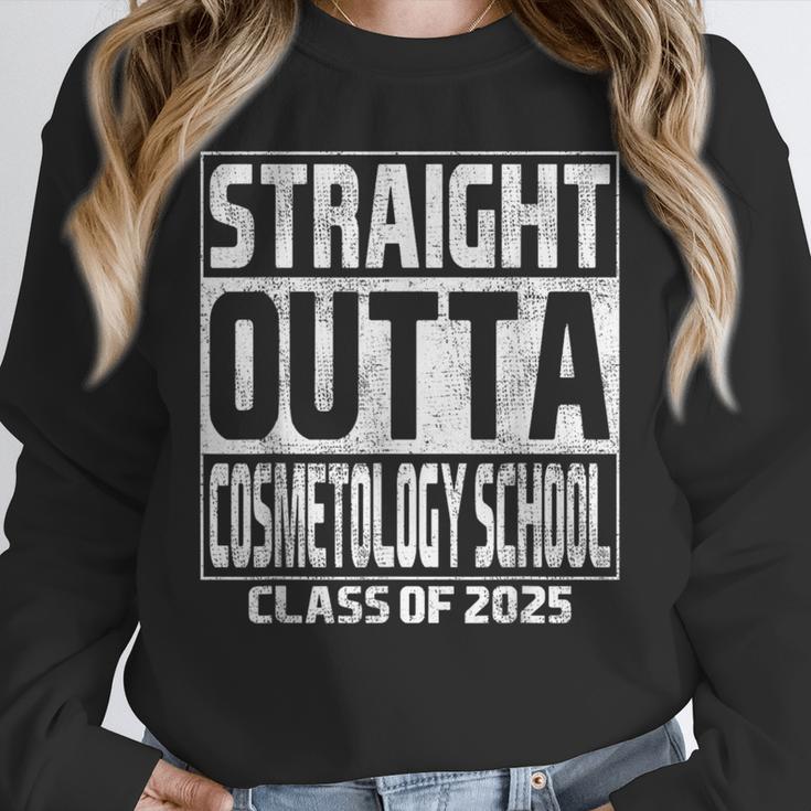 Straight Outta Cosmetology School Class Of 2025 Graduation Unisex Sweatshirt