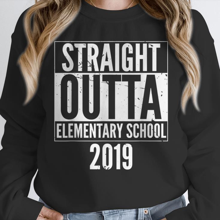 Straight Outta Elementary School 2019 Graduation Fun Unisex Sweatshirt