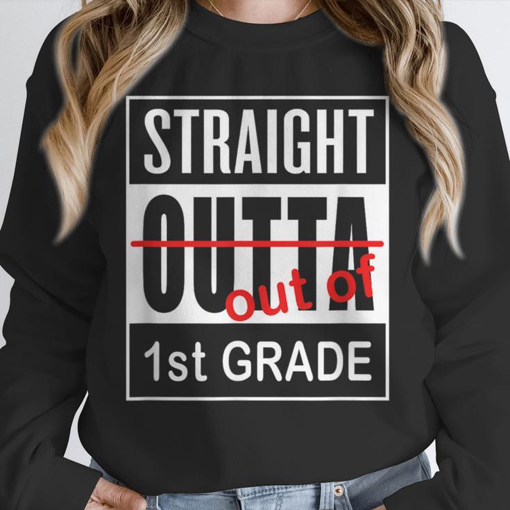 Straight Outta First Grade Graduation 1st GradeShirt Unisex Sweatshirt