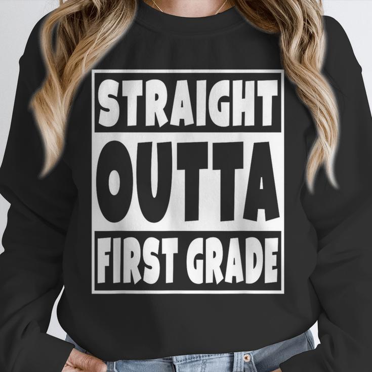 Straight Outta First Grade Graduation Class Unisex Sweatshirt