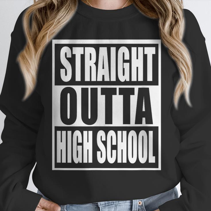 Straight Outta High School Graduation Apparel For Seniors Unisex Sweatshirt