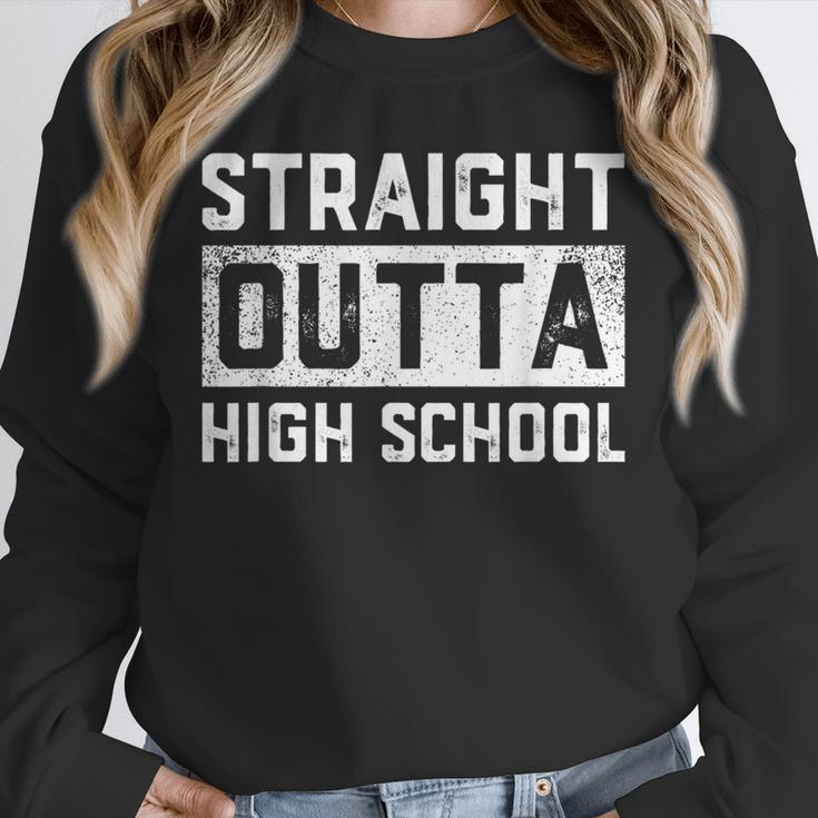 Straight Outta High School Graduation Kid Unisex Sweatshirt