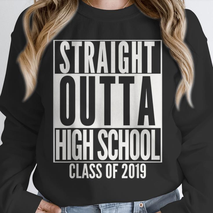 STRAIGHT OUTTA HIGH SCHOOL Senior 2019 Graduation Unisex Sweatshirt