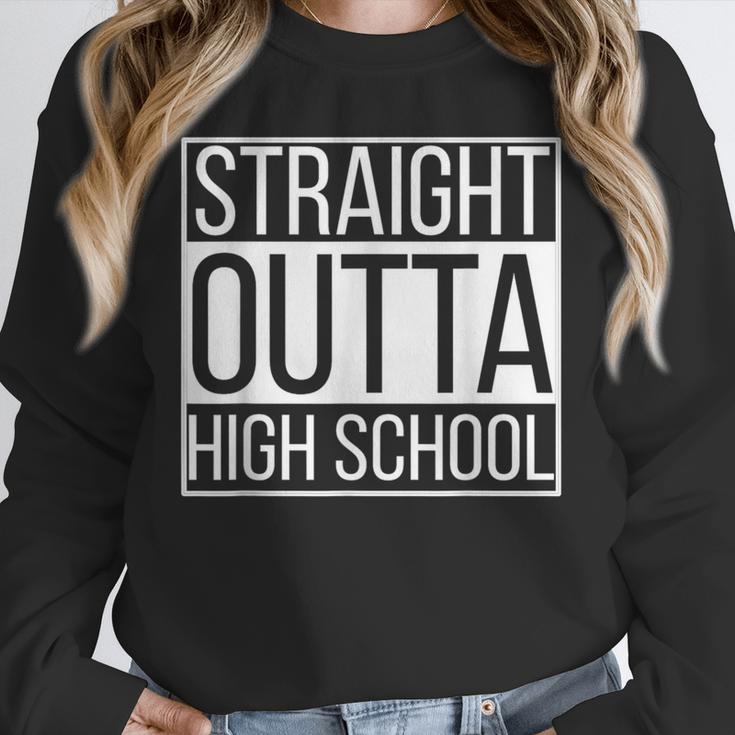 Straight Outta High School Senior Graduation Unisex Sweatshirt