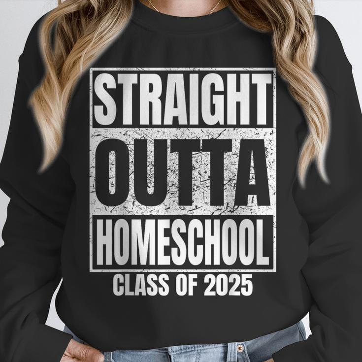 Straight Outta Homeschool Class 2025 Boys Kids Graduation Unisex Sweatshirt