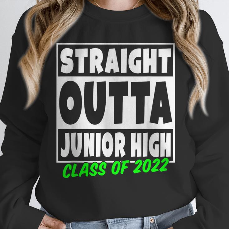 Straight Outta Junior High School Class Of 2022 Graduation Unisex Sweatshirt