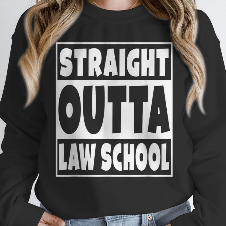 Straight Outta Law School Future Lawyer Graduation Unisex Sweatshirt