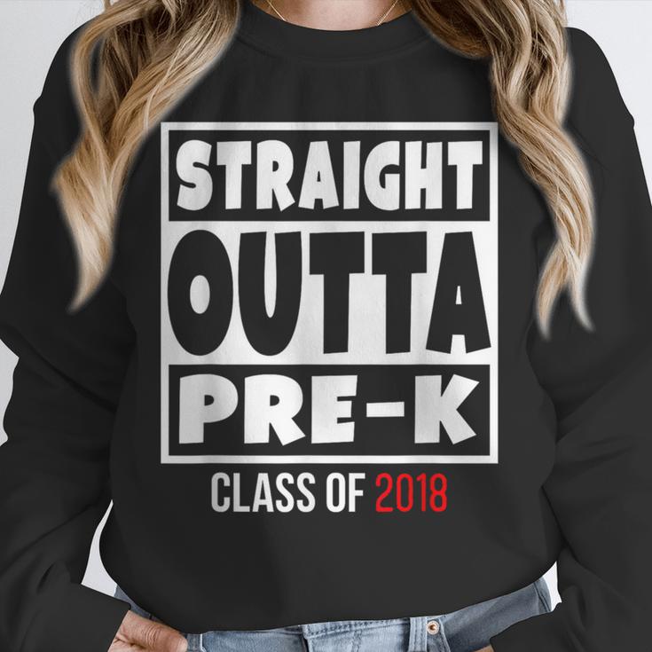 Straight Outta Pre-K Class Of 2018 Shirt Graduation Unisex Sweatshirt