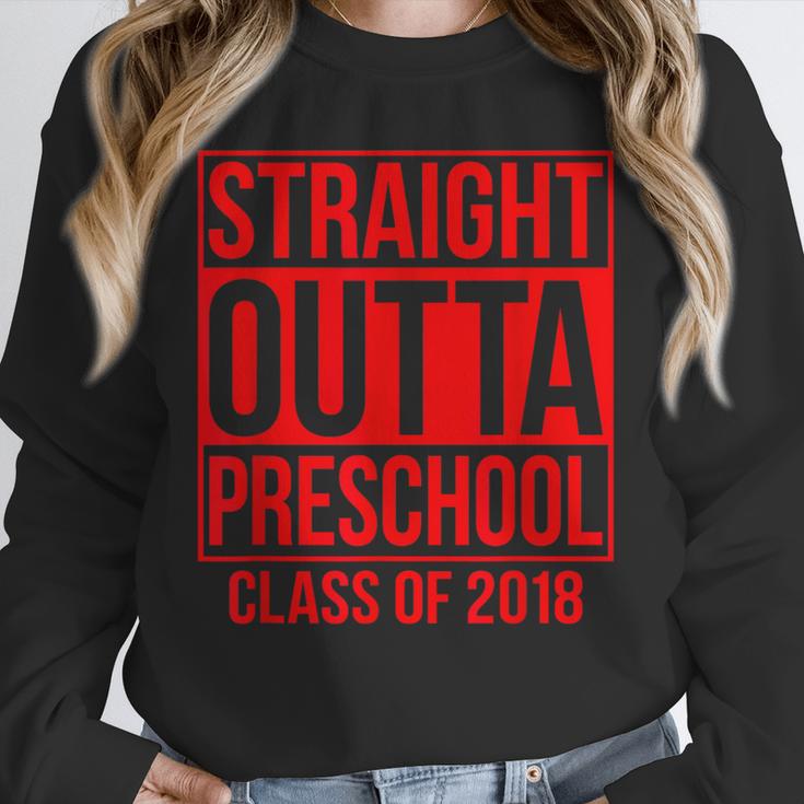 Straight Outta Preschool Graduation Class Of 2018 Unisex Sweatshirt