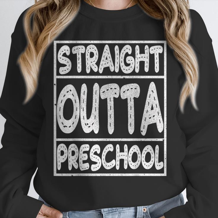 Straight Outta Preschool Shirt Graduation Idea Unisex Sweatshirt