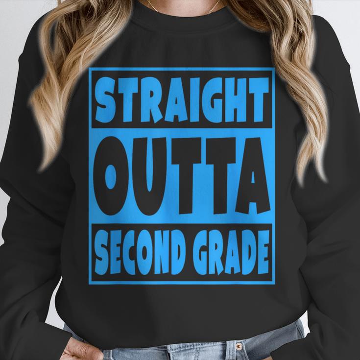 Straight Outta Second Grade Graduation Class Unisex Sweatshirt