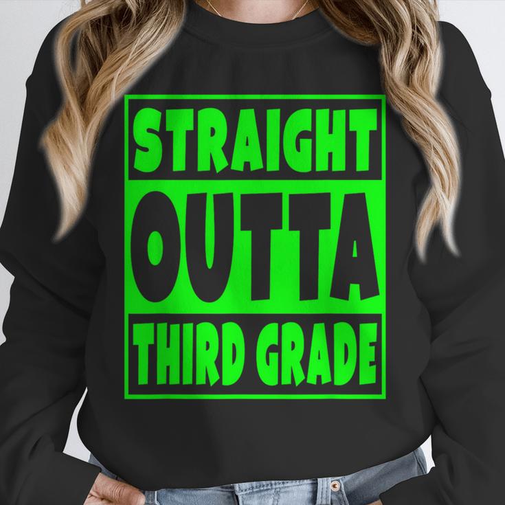 Straight Outta Third Grade Graduation Class Unisex Sweatshirt