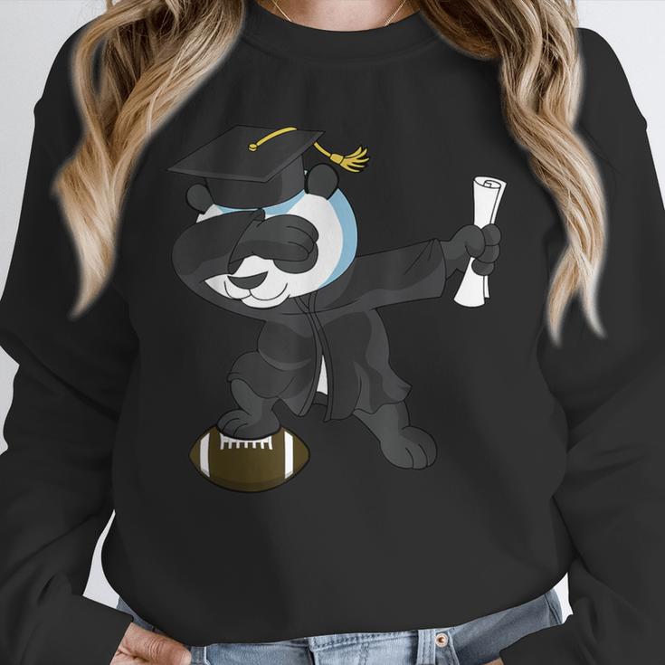 Student Graduation 2022 Panda Football Boys Girls Teenager Unisex Sweatshirt