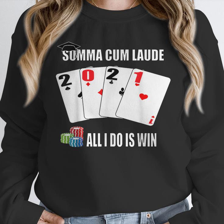 Summa Cum Laude Class Of 2021 Graduate Win Senior Graduation Unisex Sweatshirt