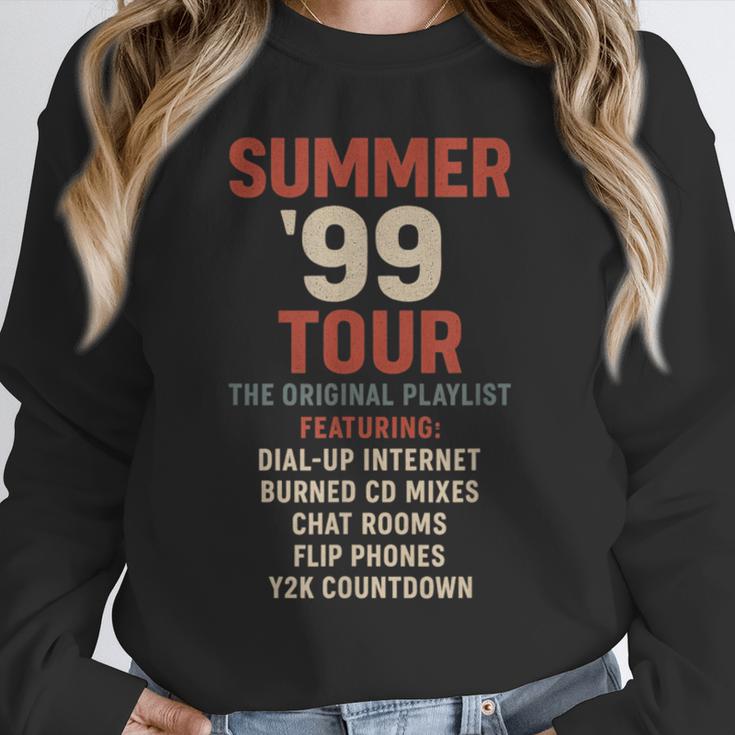 Summer 99 Tour Original Playlist Retro Nostalgia Unisex Sweatshirt