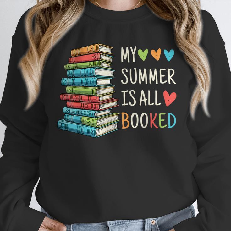 My Summer Is All Booked Book Reading Book Lover Unisex Sweatshirt