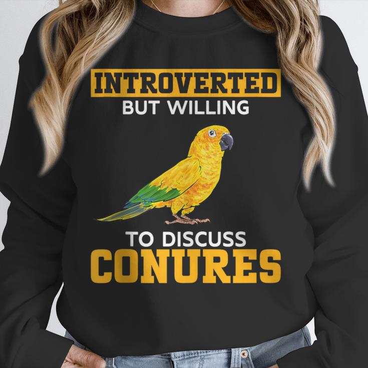 Sun Conure Introvert Parrot Bird Sun Conure Unisex Sweatshirt Sun Conure Introvert Parrot Bird Sun Conure Unisex Sweatshirt
